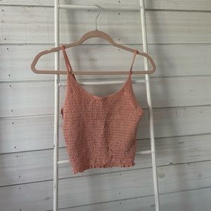 Hollister Ribbed Pink Tank